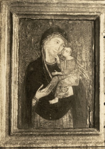 Anonimo — Anonimo fiorentino - sec. XIII - Madonna con Bambino — insieme